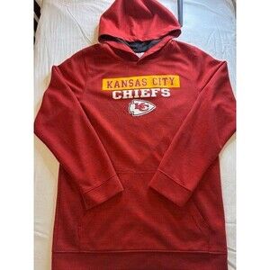 Kansas City Chiefs Hoodie Kids XXL Red NFL Team Apparel Fleece Sweatshirt